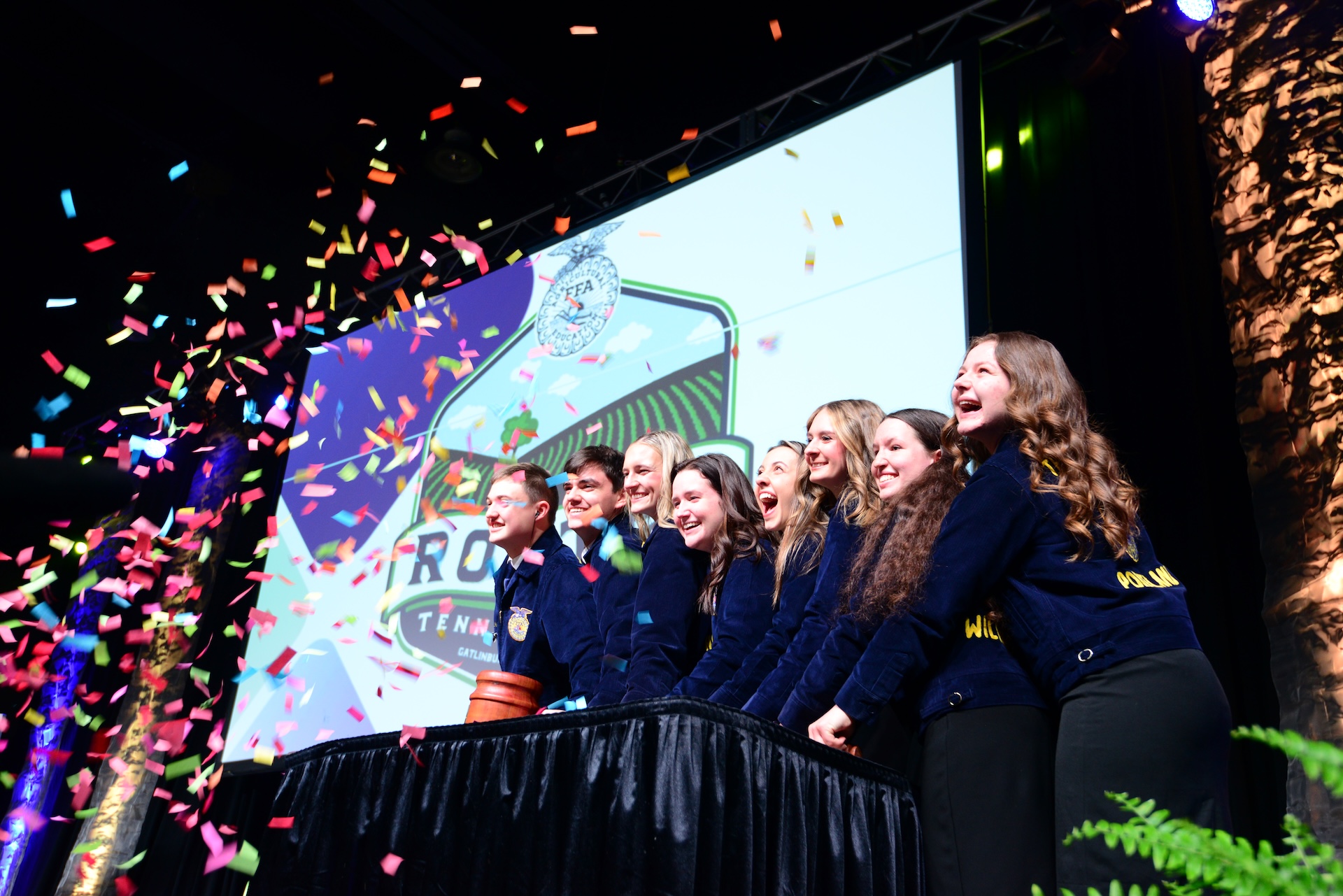 Members of the FFA at a convention.